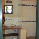 Bathroom with shower only